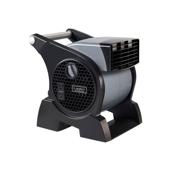 Almo Fulfillment Services Lasko Pivoting Utility Fan, 3 Speed, Black